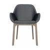 Fauteuil Kartell Clap PVC, taupe / gris foncé