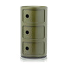 Kartell Componibili Classic Container 3 Elemente, grün