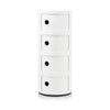 Kartell Componibili Classic Container 4 éléments, blanc