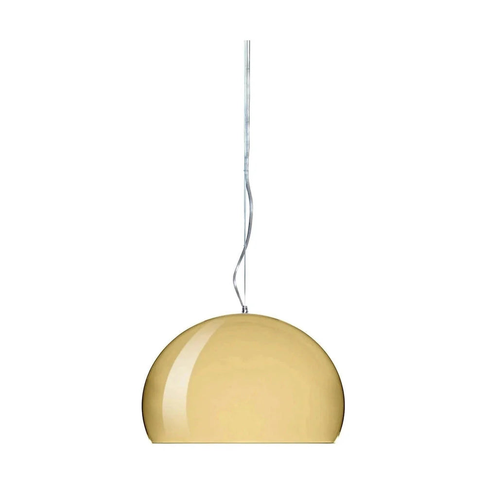 [product_category]-Kartell Fl/Y Suspension Lamp Small, Gold-Kartell-8058967224801-09066GG-KAR-1