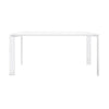 Kartell quatre bureau 158x79 cm, blanc / blanc