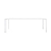 Kartell quatre bureau 223x79 cm, blanc / blanc