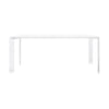 Kartell Four Soft Touch Desk 190x79 cm, blanc / blanc