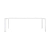 Kartell Four Soft Touch Desk 223x79 cm, blanc / blanc