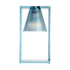 Kartell leichte Luft transparente Tischlampe, hellblau