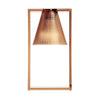 Lampada da tavolo trasparente Kartell Light Air, rosa