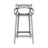 Tabouret Kartell Masters 65 cm, titane