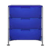 Kartell Mobil 3 Drawer With Feet, Cobalt Blue