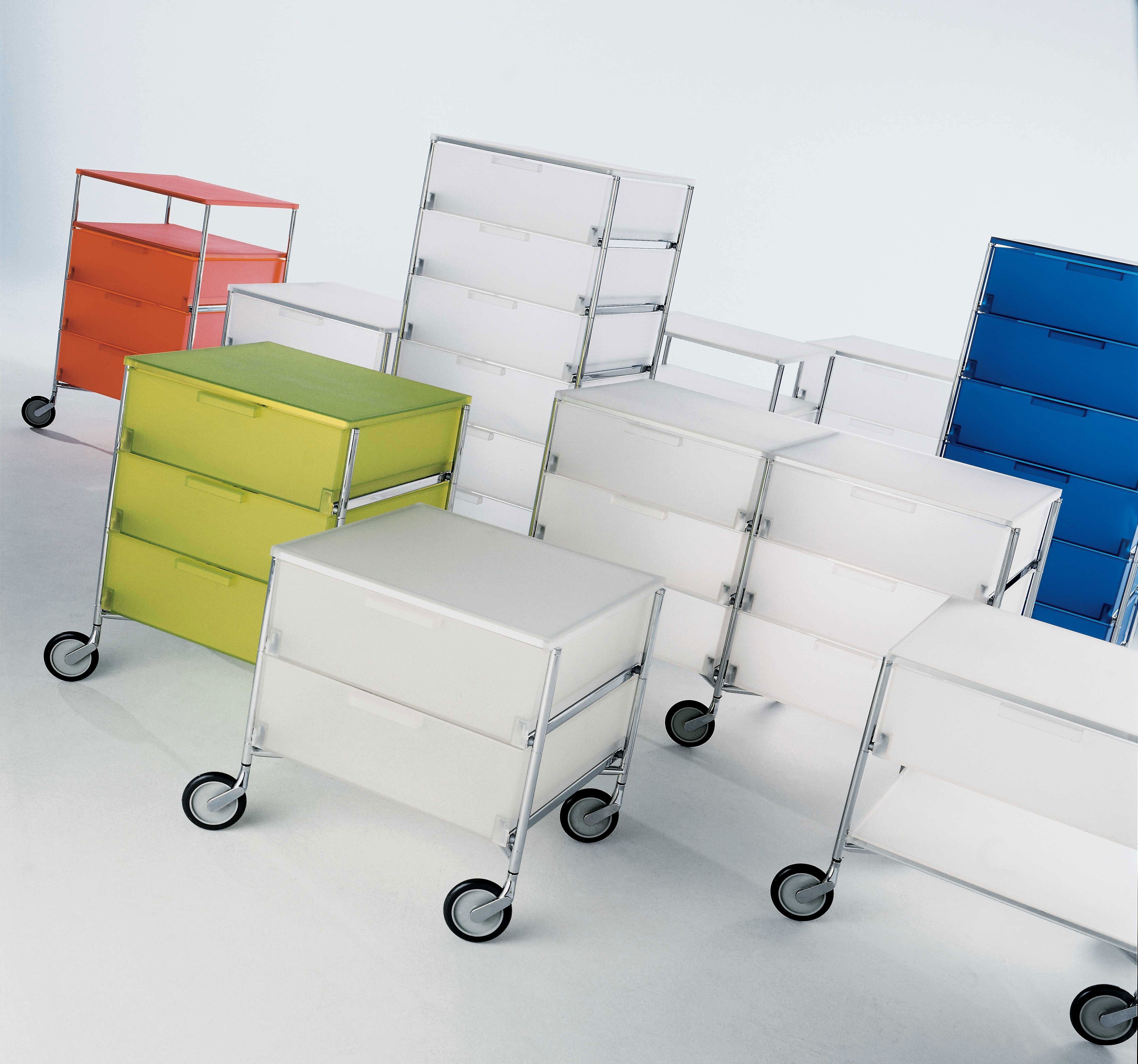 [product_category]-Kartell Mobil 5 Drawer With Wheels, Ice-Kartell-8058967028034-02034L1-KAR-6