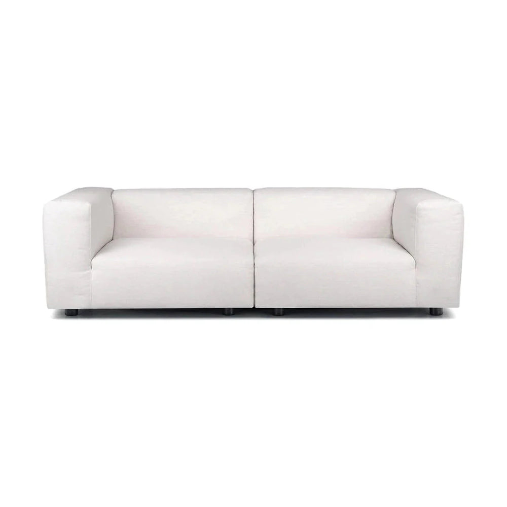 [product_category]-Kartell Plastics Duo 2 Seater Sofa Sx Xl Cotton, White-Kartell-8058967078855-0709970-KAR-1