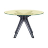 Kartell Sir Gio Table Round, Rauch/Gelb