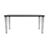 Kartell Tip Toptafel Glas 160x80 cm, zwart