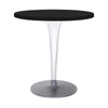 Kartell Top Tischtisch rund mit runder Basis 70x70 cm, schwarz