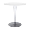 Tavolo in cima a cima Kartell round con base rotonda 70x70 cm, bianco