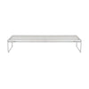 Table d'appoint Kartell Trays 140x40 cm, blanc