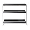 Kartell Tabletts Trolley, schwarz