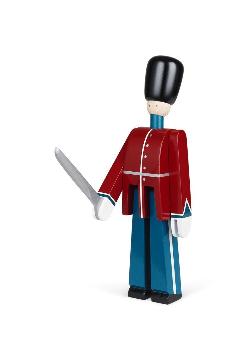 Kay Bojesen Guardsman With Sword Small Red/Blue/White