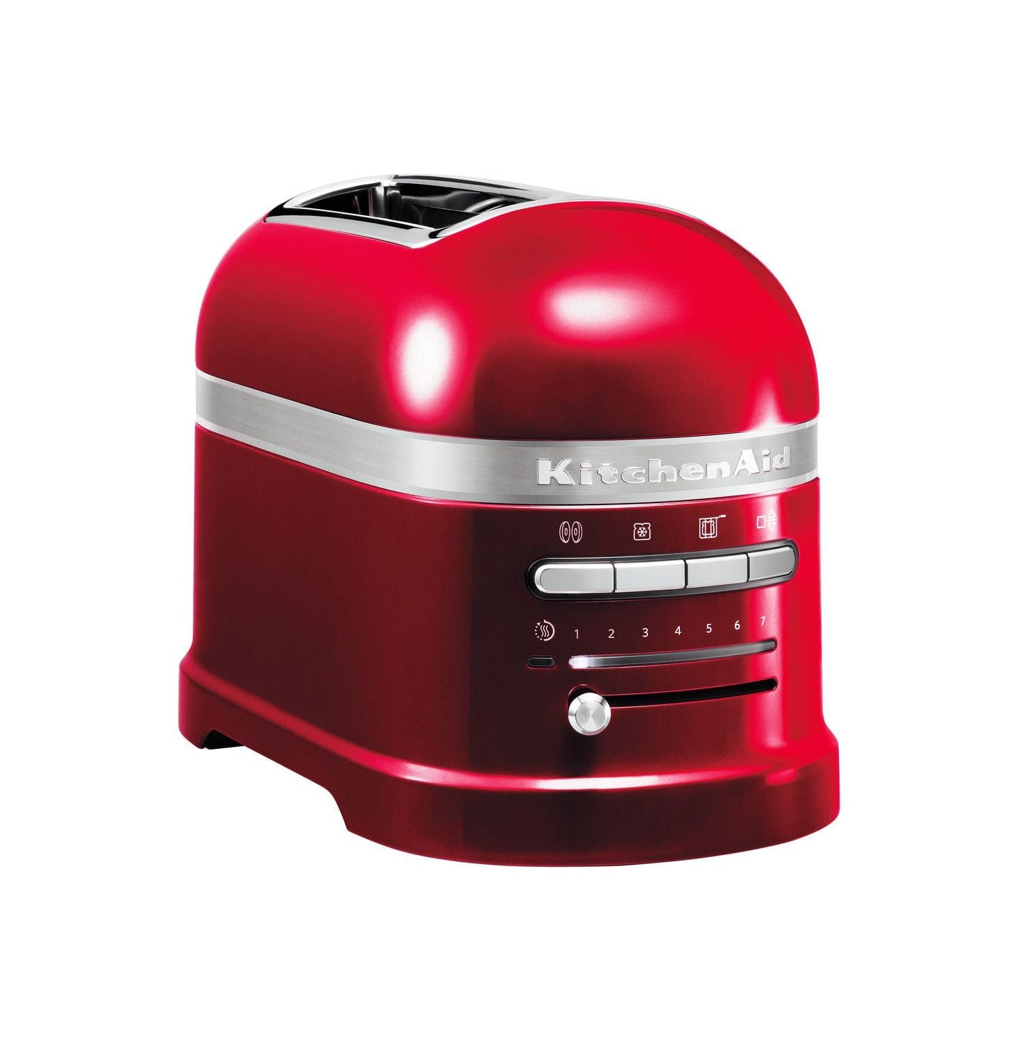 厨房援助5 kmt2204 Artisan烤面包机，用于2片，爱苹果红色