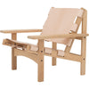  Kø Hunting Chair Oak Soaped Natural