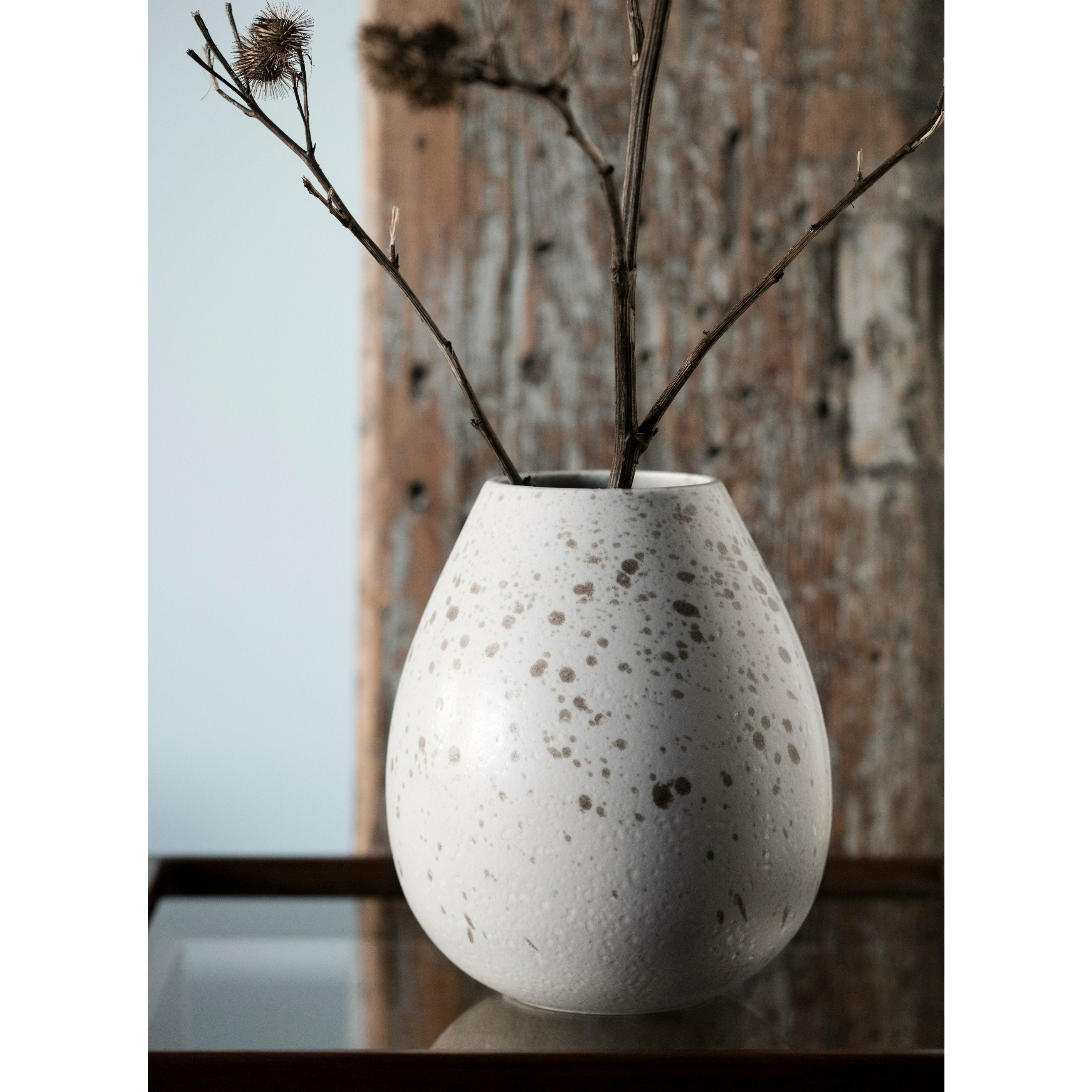 Klassik Studio Milo Drop Vase, Schwarz