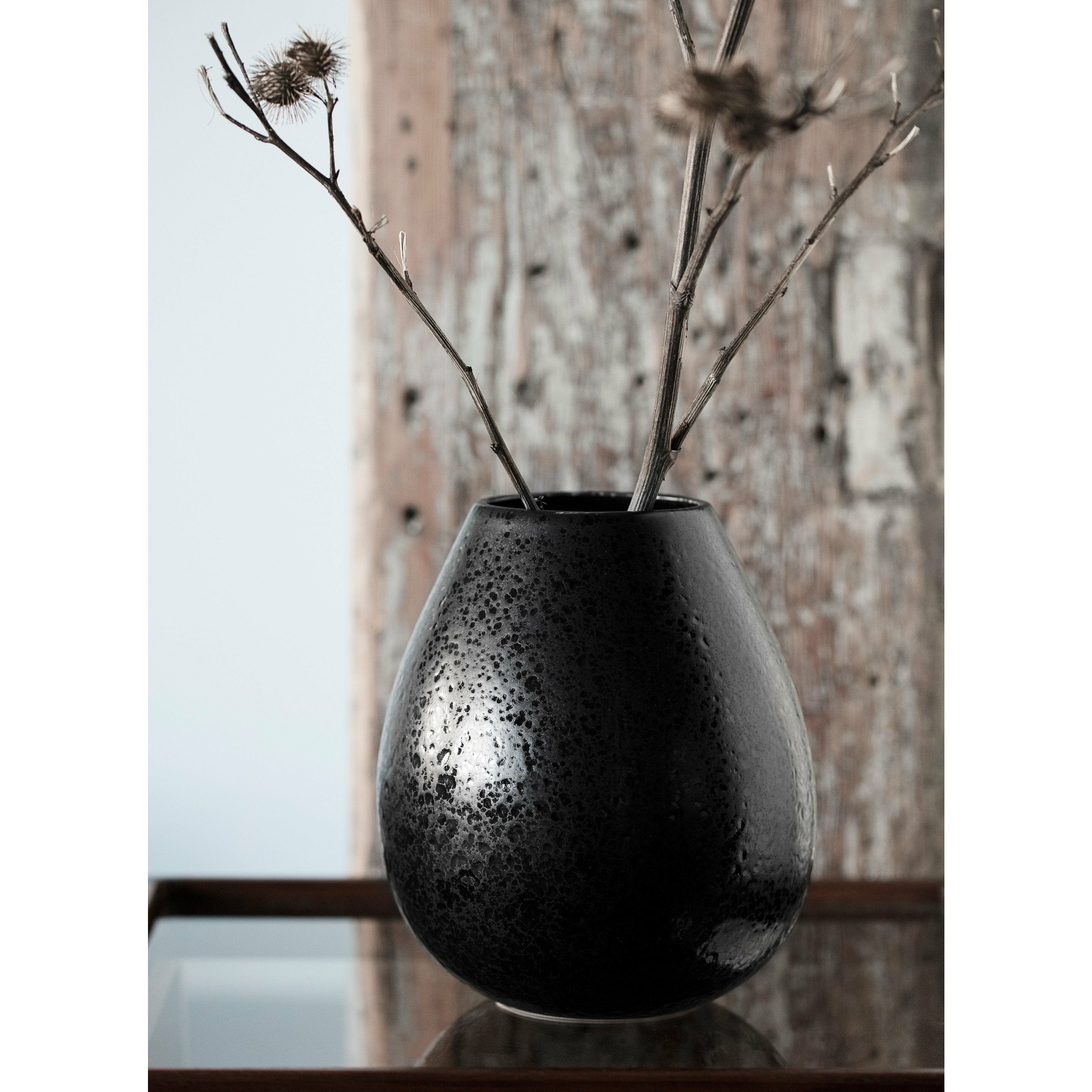 Klassik Studio Vase de drop milo, noir