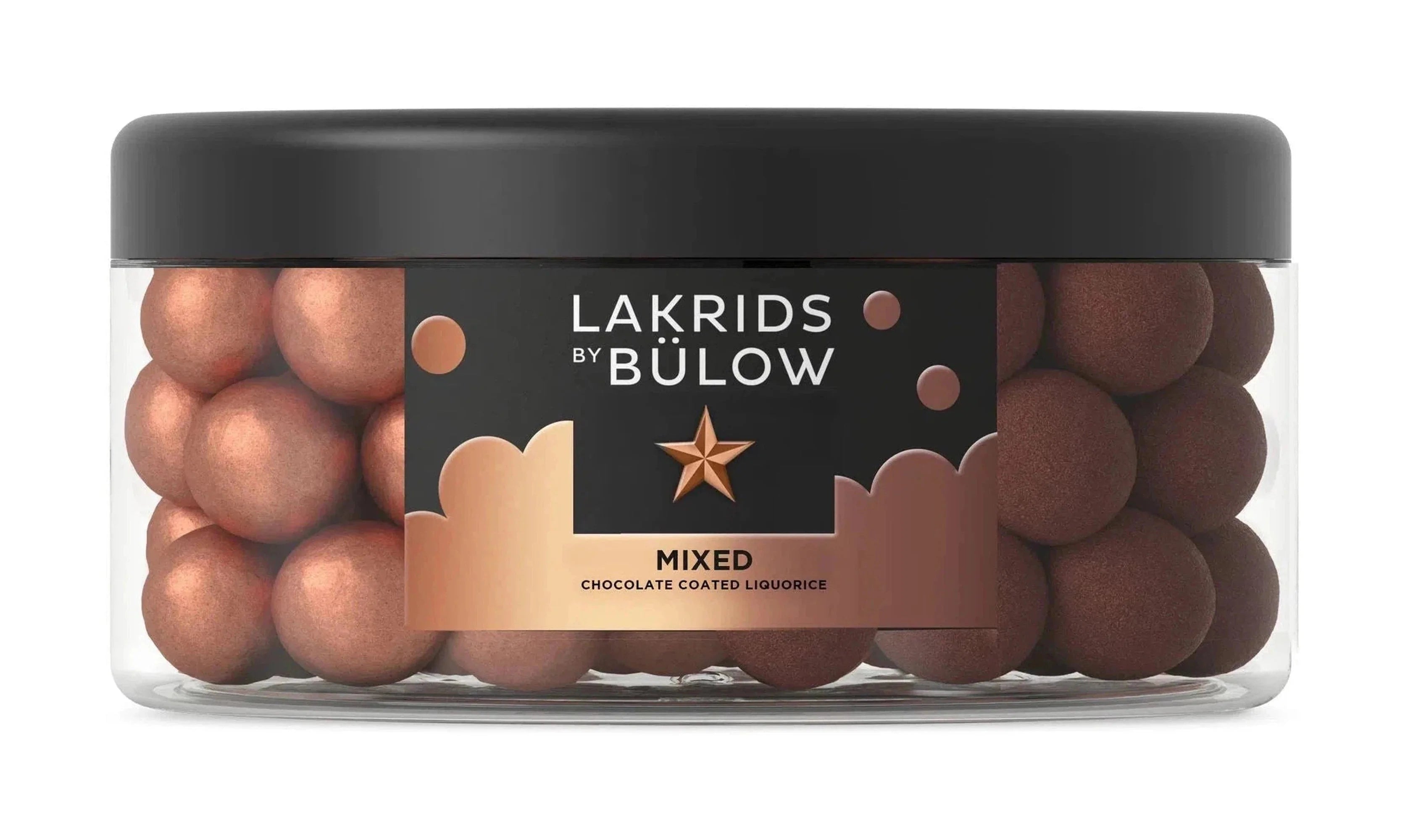 Lakrids by Bülow Winter gemischter Klassiker Karamell/Doppelschokolade, 550g