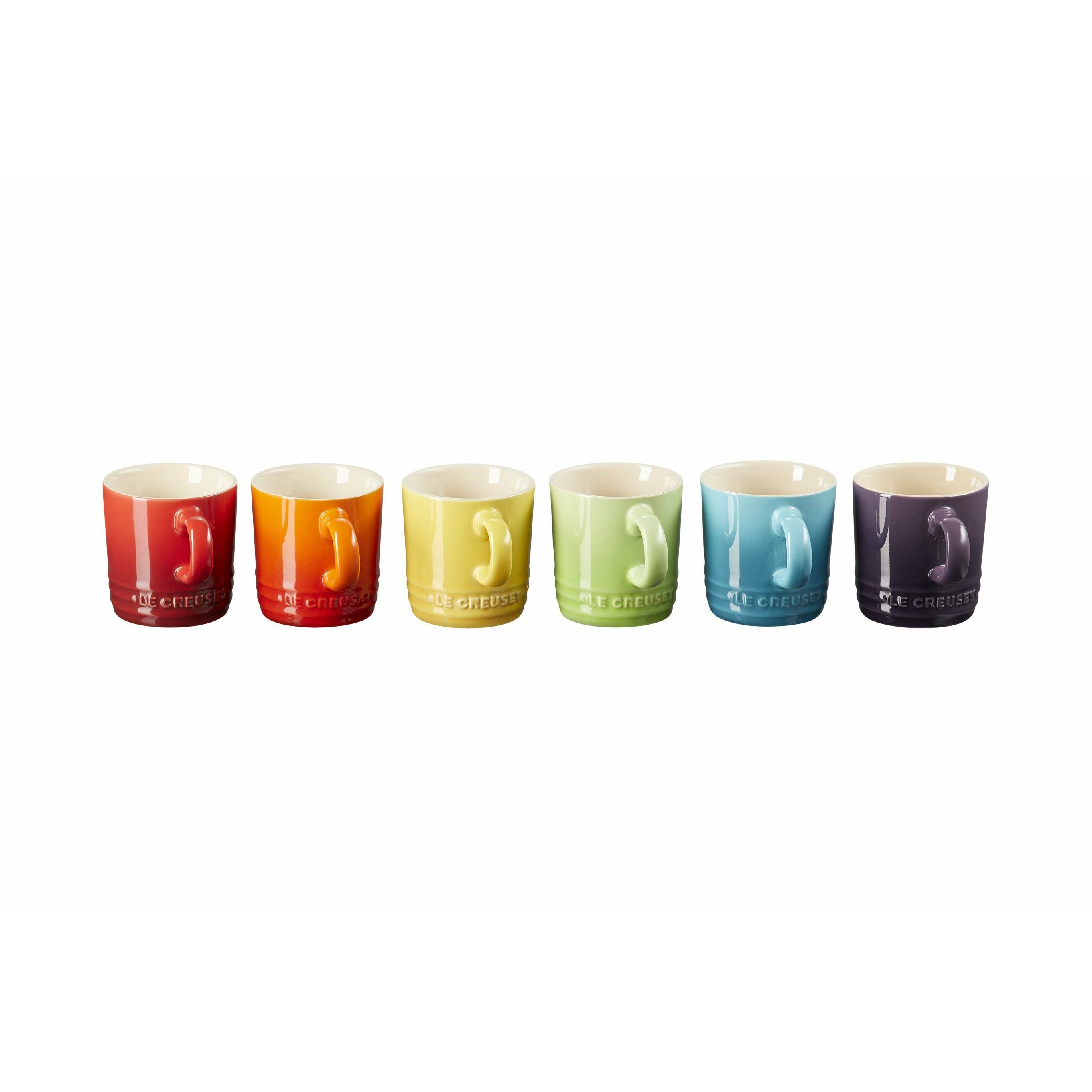 [product_category]-Le Creuset Espresso Cups Set Of 6 Rainbow, 100 Ml-Le Creuset-843251156412-79114108359030-LEC-2