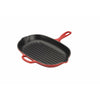 Le Creuset Nature Pan de grill ovale 32 cm, rouge cerise