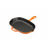 Le Creuset Nature Pan de grill ovale 32 cm, four rouge