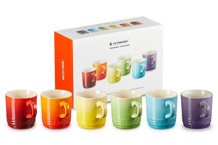 [product_category]-Le Creuset Set Of 6 Cups 200 Ml Rainbow-Le Creuset-563603561-79114208359030-LEC-4