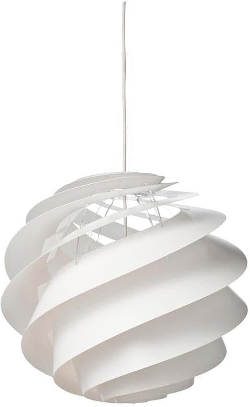 Ciondolo Le Klint Swirl III, bianco Ø40 cm