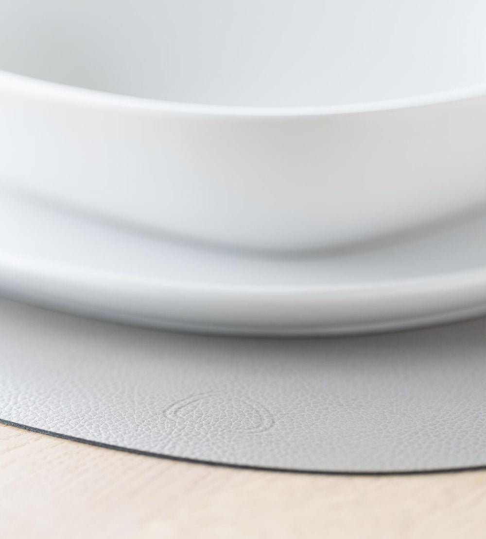 [product_category]-Lind Dna Curve Placemat Serene Leather L, Ash Grey-Lind DNA-5711590996509-991474-LIN-5