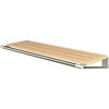 Loca Knax Hat Shelf 163 cm, laccatura in quercia/alluminio