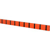 Loca Knax Horizontaler Kleiderständer 10 Haken, Hot Orange/Schwarz