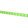 Loca Knax Horizontal Coat Rack 10 Hooks, Lime/Grey