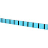 Loca Rack de manteau horizontal knax 10 crochets, turquoise / noir