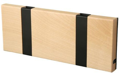 Loca Knax Horisontal Coat Rack 2 Hooks, Maple Soaped/Black