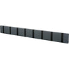 Loca Rack de manteau horizontal knax 8 crochets, anthracite / noir