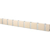 Loca Knax Horizontal Coat Rack 8 Hooks, Desert/Grey