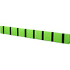 Loca Rack de manteau horizontal knax 8 crochets, citron vert / noir