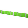 Loca Rack de manteau horizontal knax 8 crochets, citron vert / gris