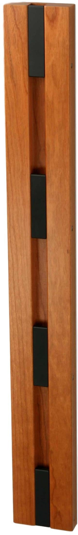 Loca Knax Vertical Coat Rack, kirsebærlakkert/svart