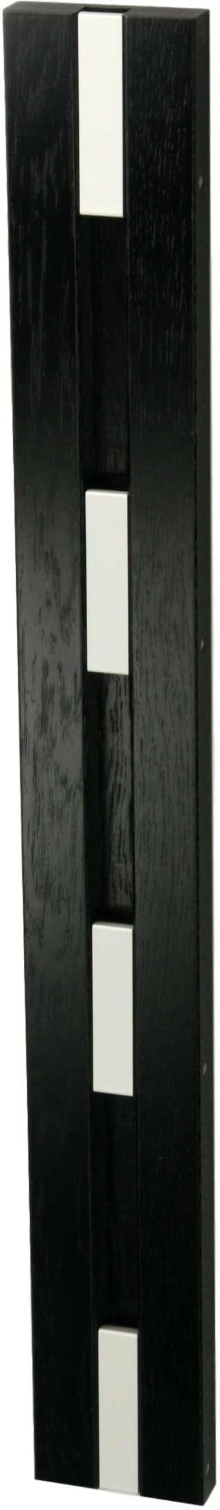 Loca Knax Vertical Coat Rack, Oak Black Stained/Grey