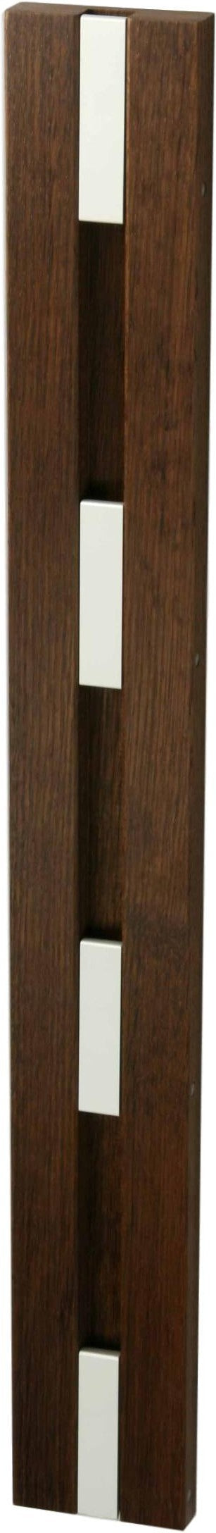 Loca Knax Vertical Coat Rack, Oak Lacquered/Grey