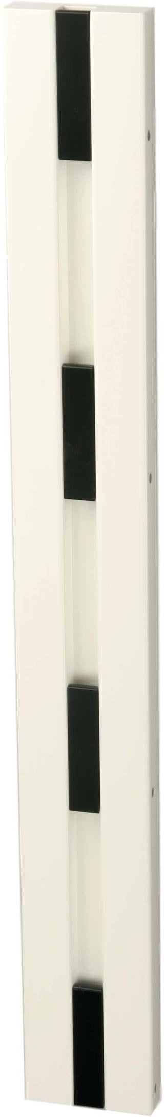 Loca Knax Vertical Coat Rack, White/Black