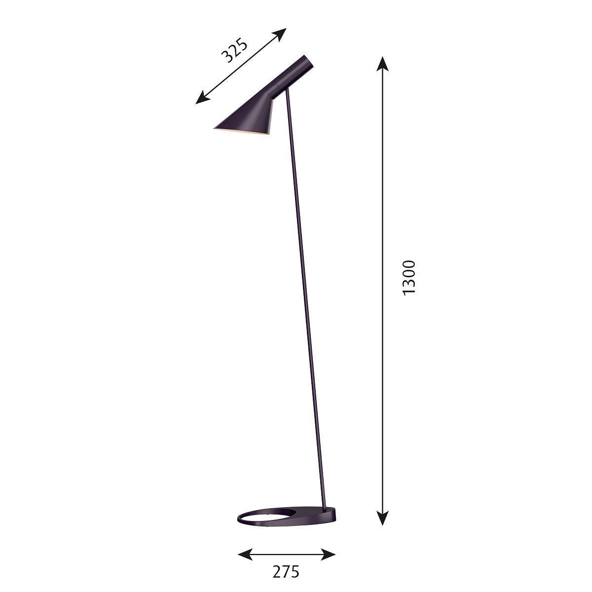 Louis Poulsen I Lampado v3, aubergine