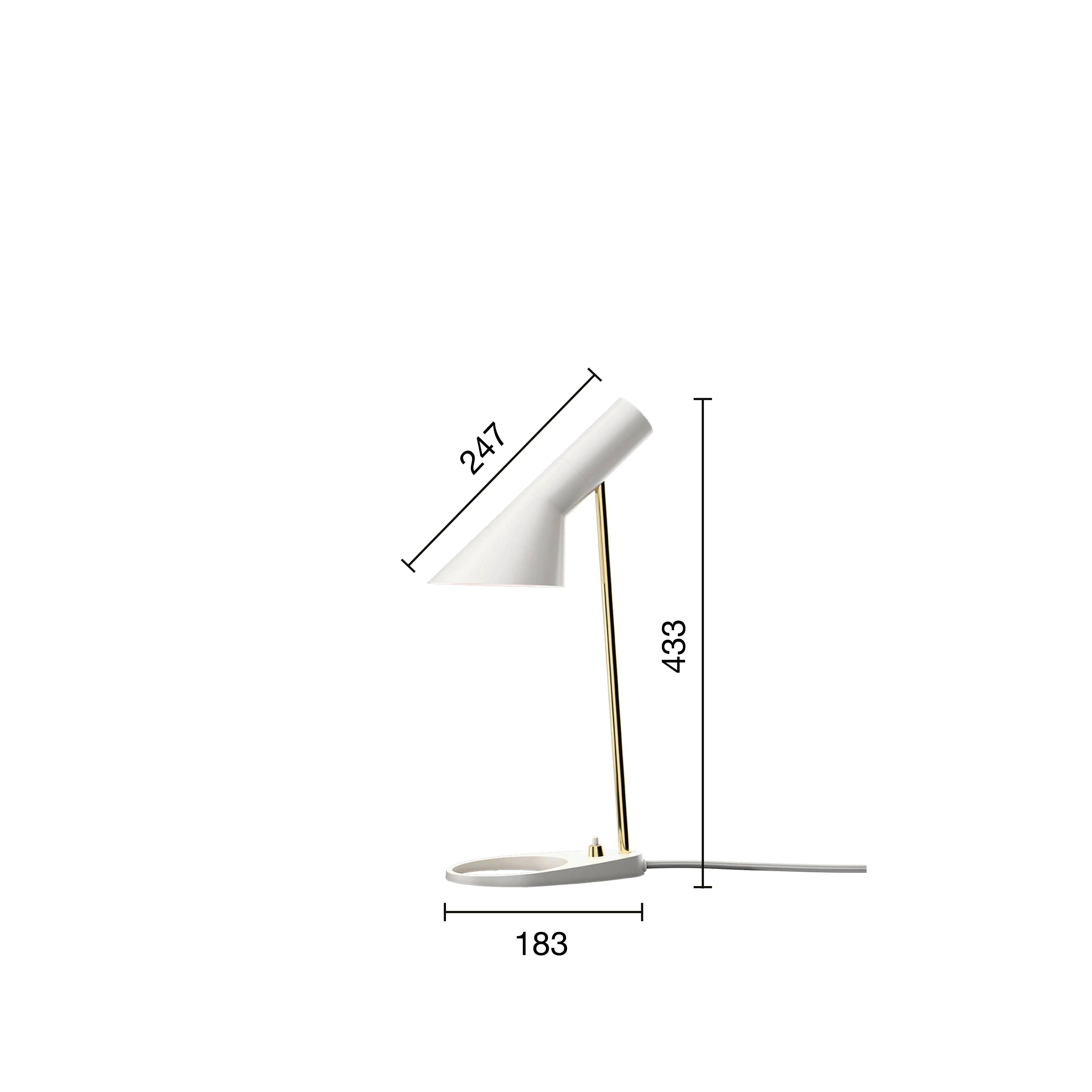 Louis Poulsen AJ Mini Table Lamp, jubileumeditie