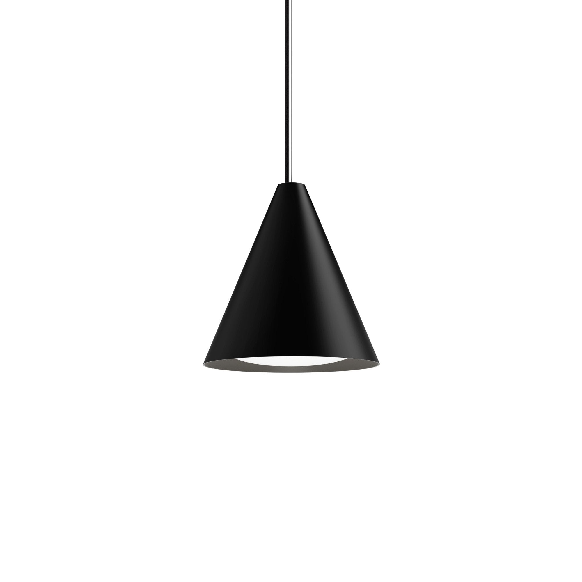 Colgante de Louis Poulsen Keglen LED Ø 250 mm, negro