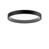  Lp Circle Semi Recessed Lamp ø 450 Mm Black