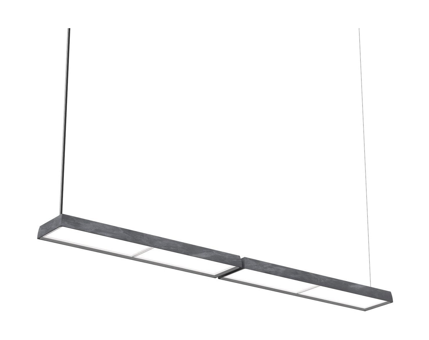 [product_category]-Louis Poulsen Lp Slim Box Suspended Lamp Double4828 Lumens Dali, Dark Aluminium-Louis Poulsen-5714693496471-5741104875-LOU-1